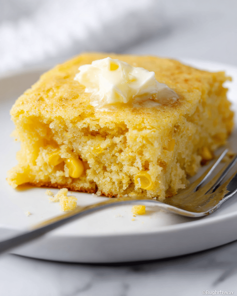 Easy Creamy Cornbread Casserole Recipe
