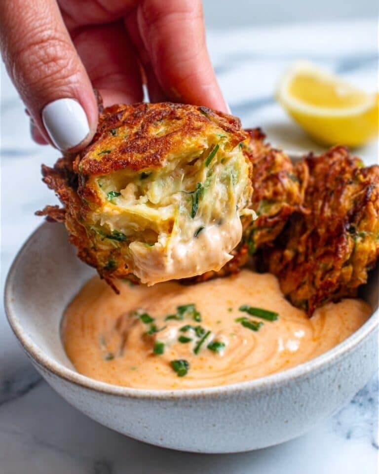 Cheesy Chicken Fritters with Jalapeños and Fresh Herbs Recipe