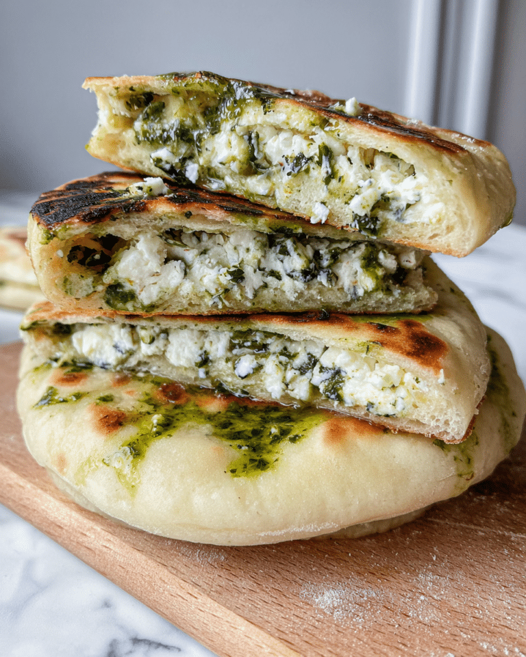 Feta Spring Flatbreads Recipe