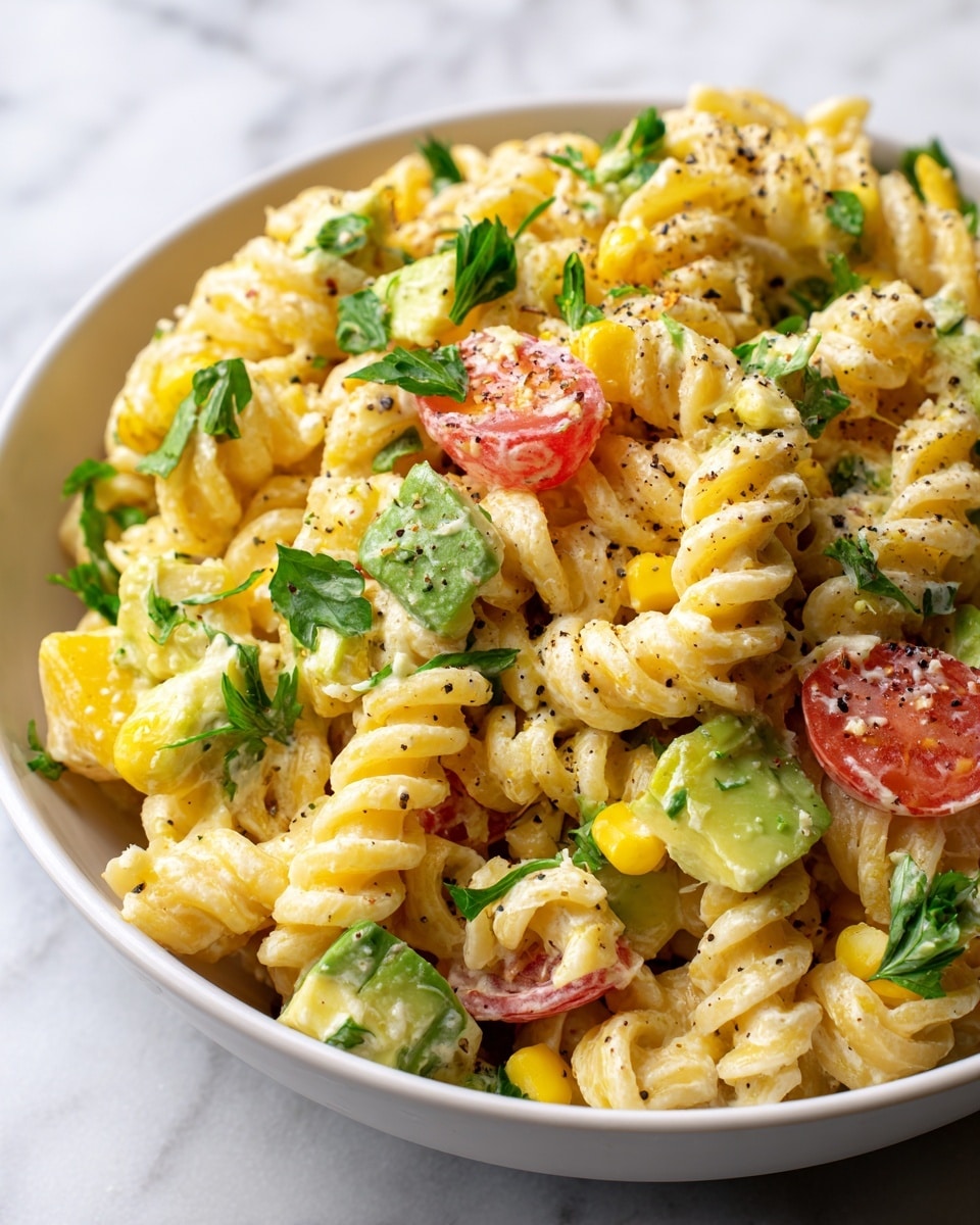 Mexican Street Corn Pasta Salad Recipe - Recipe Image