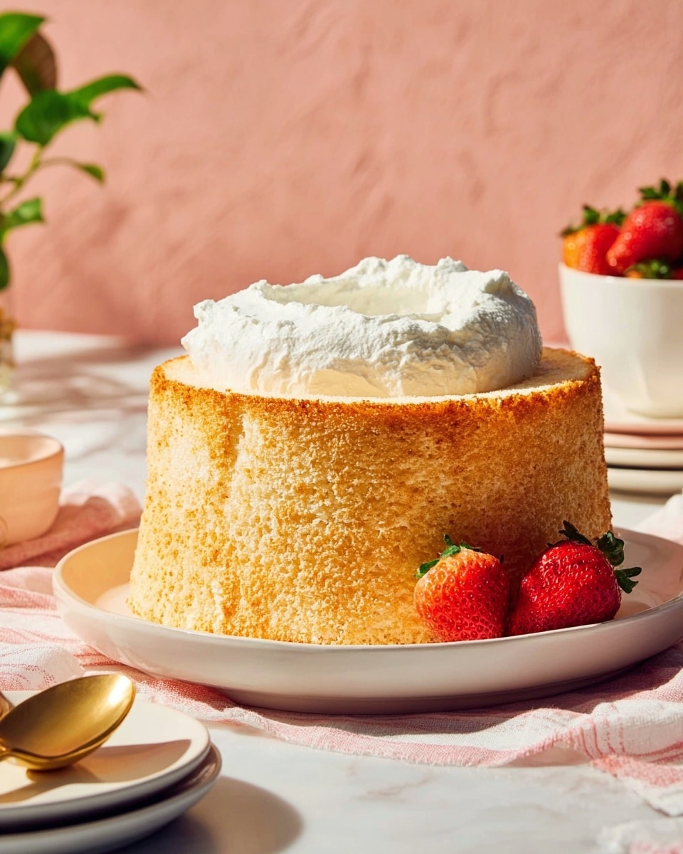 Traditional Angel Food Cake Recipe - Recipe Image