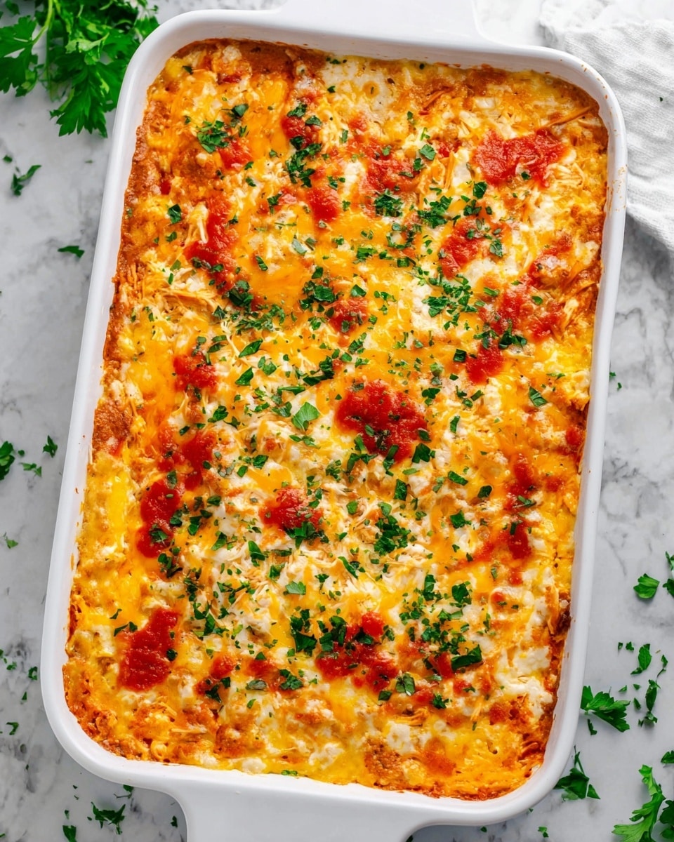 Buffalo Chicken Cauliflower Casserole Recipe - Recipe Image