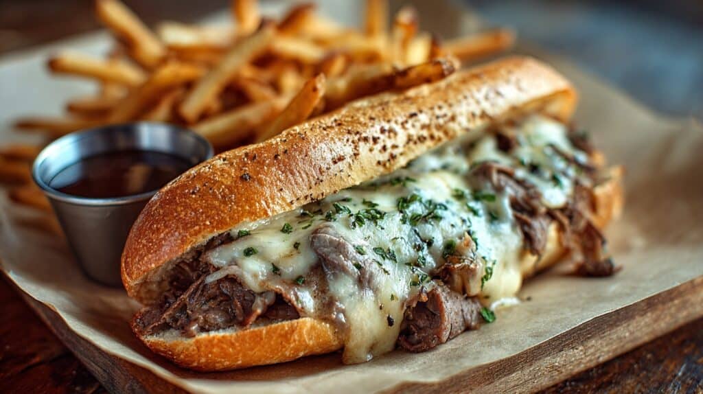 Crockpot French Dip Sandwiches Recipe