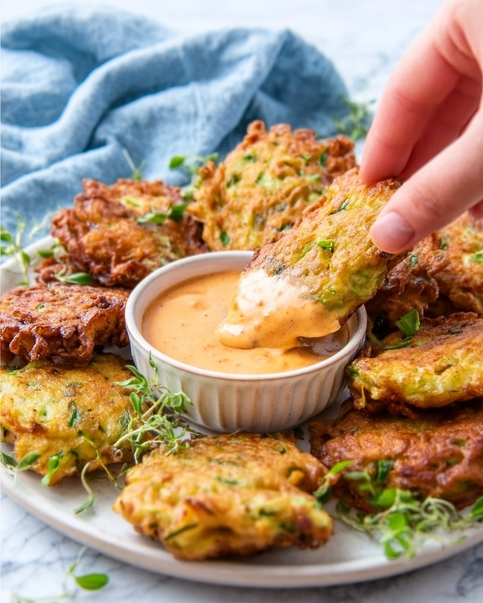 Cheesy Chicken Fritters with Jalapeños and Fresh Herbs Recipe - Recipe Image