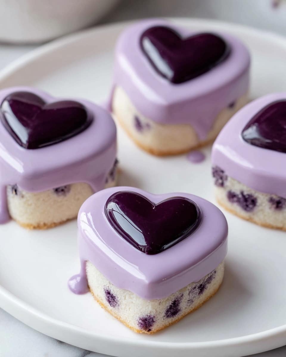 Mini Lavender Blueberry Cakes Recipe - Recipe Image