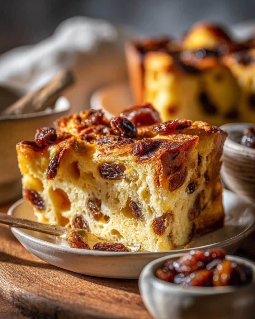 Challah Bread Pudding with Bourbon Sauce Recipe