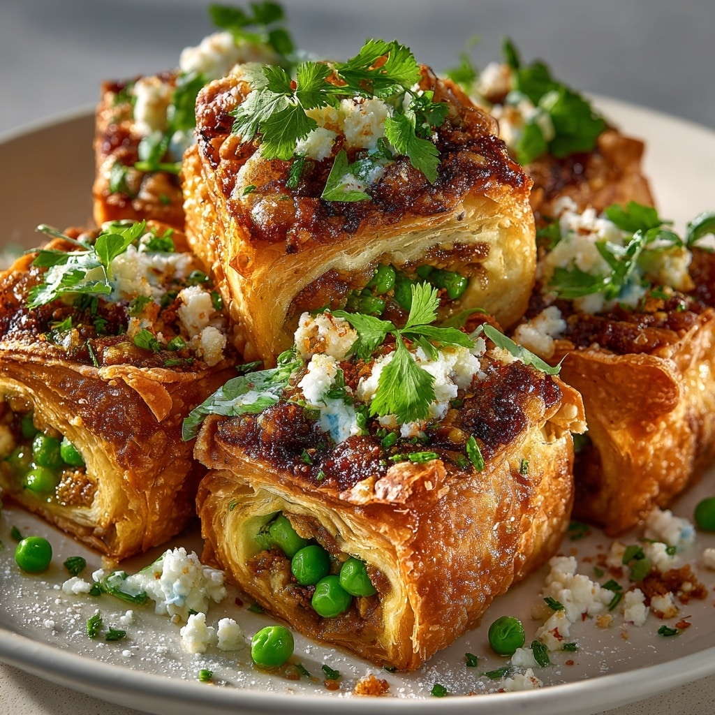 Oven Fried Feta Rolls with Chili Honey Drizzle Recipe