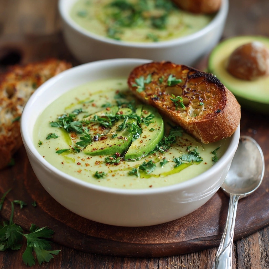 Creamy Avocado Soup Recipe - Recipe Image