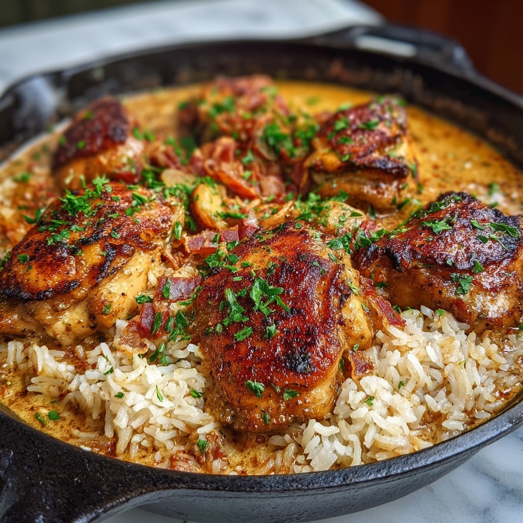 One Pot Chicken and Rice with Broccoli and Cheese Recipe - Recipe Image