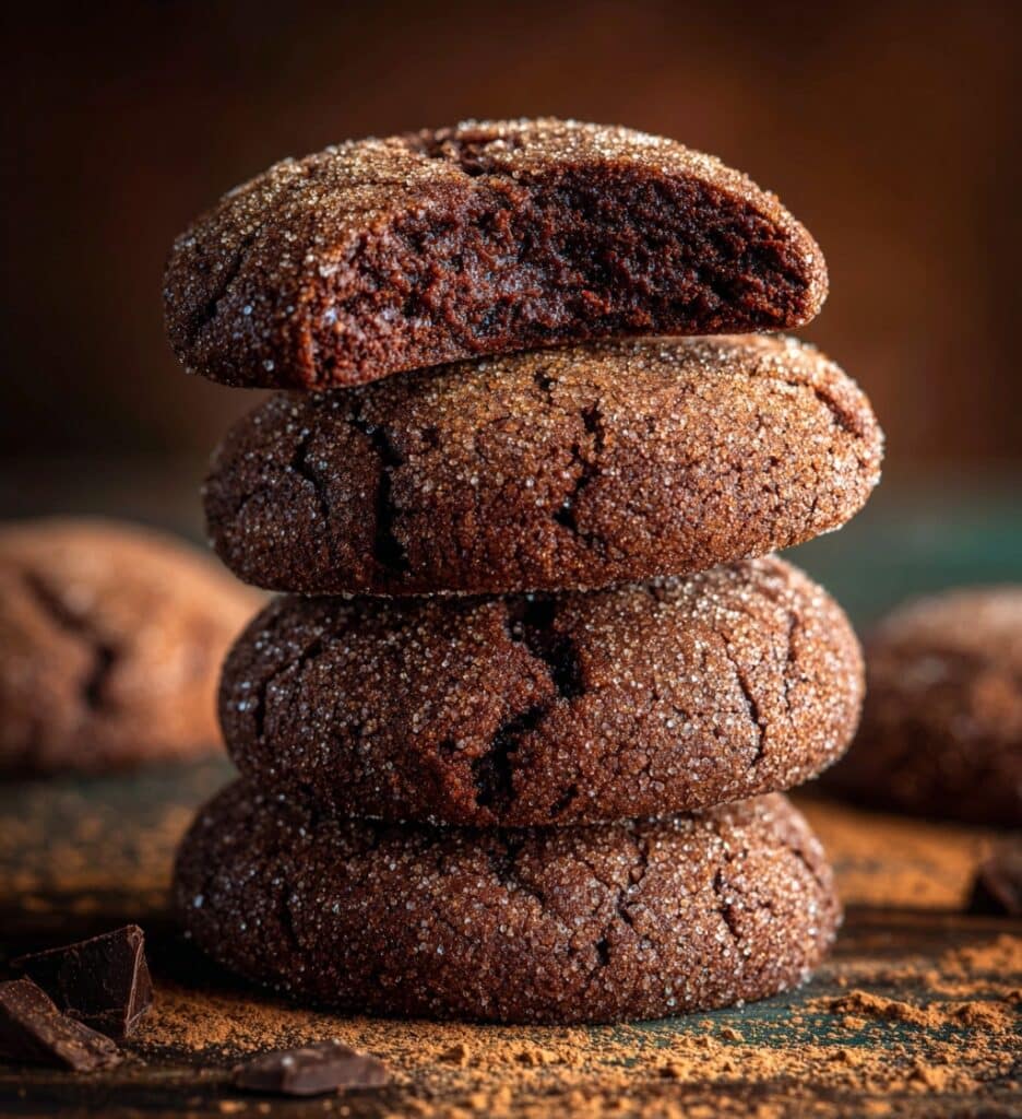 Gluten Free Hot Chocolate Cookies with Gooey Chocolate Filling and Toasted Swiss Meringue Recipe