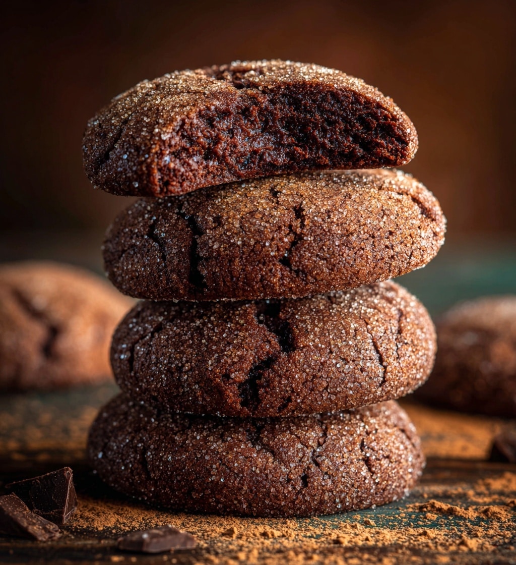 Gluten Free Hot Chocolate Cookies with Gooey Chocolate Filling and Toasted Swiss Meringue Recipe - Recipe Image