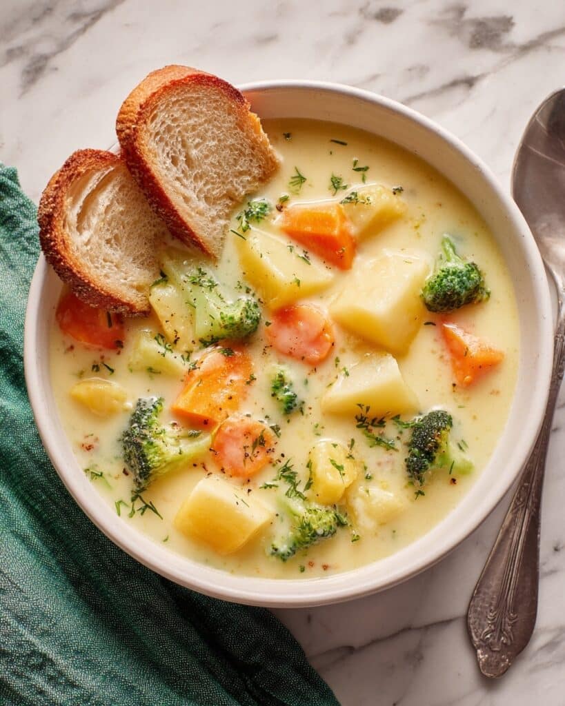 Creamy Vegetable Soup Recipe