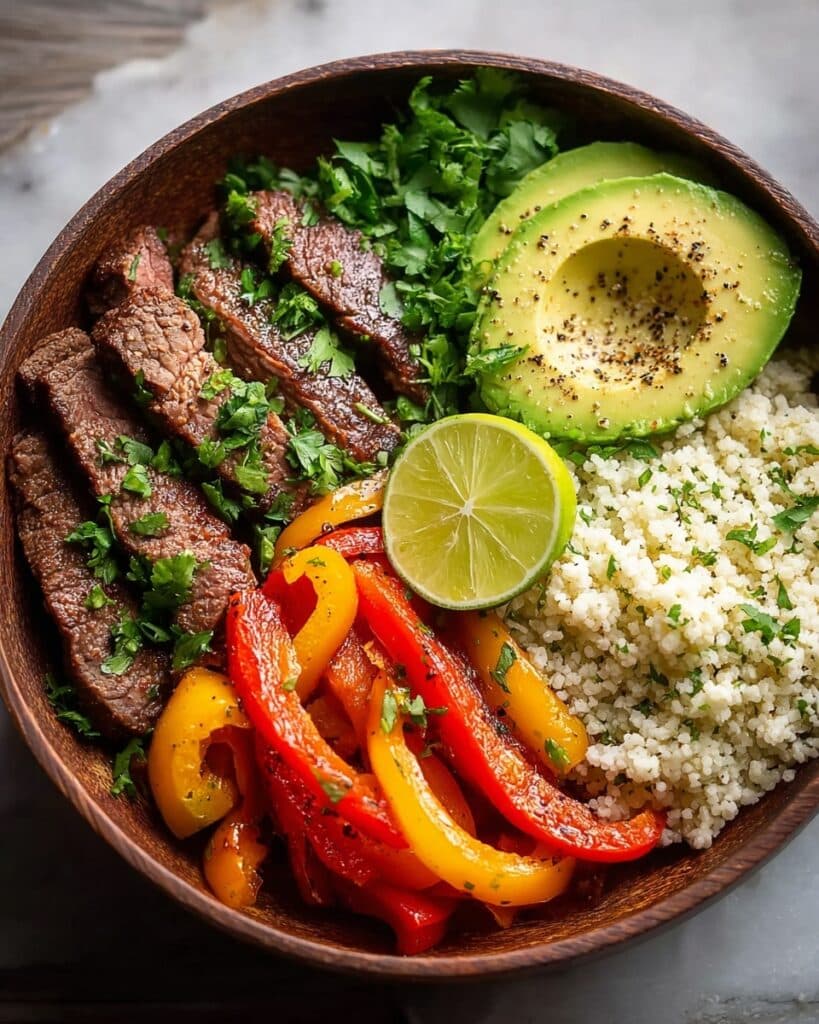 Low Carb Steak Fajita Bowl – 1 Bold Recipe For Keto Lovers Recipe
