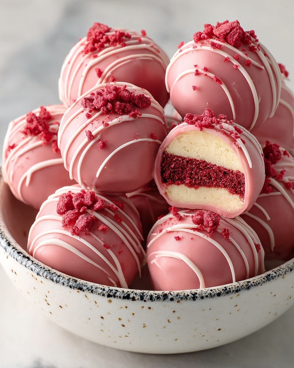 Strawberry Shortcake Truffles Recipe - Recipe Image