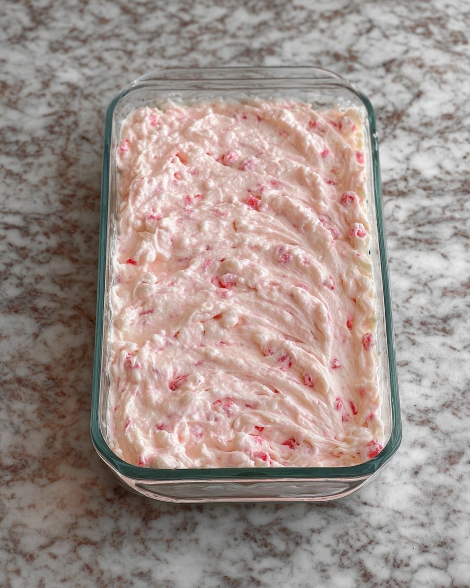 Aunt Linda's Strawberry Banana Freezer Fluff Recipe - Recipe Image