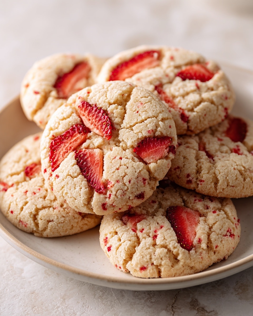 Strawberry Cookies Recipe - Recipe Image