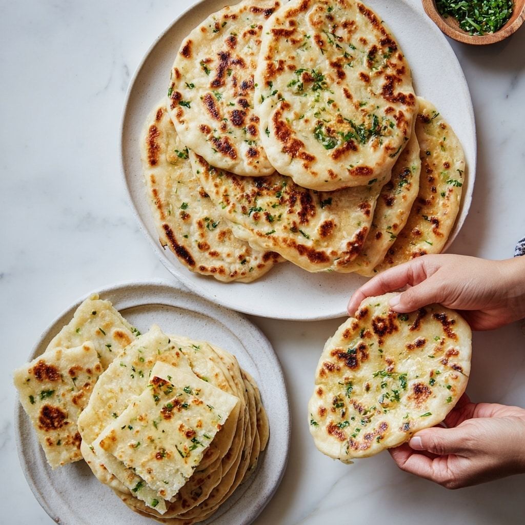 Garlic Flatbreads Recipe
