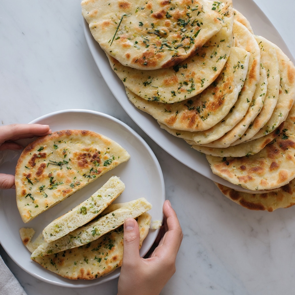 Garlic Flatbreads Recipe - Recipe Image