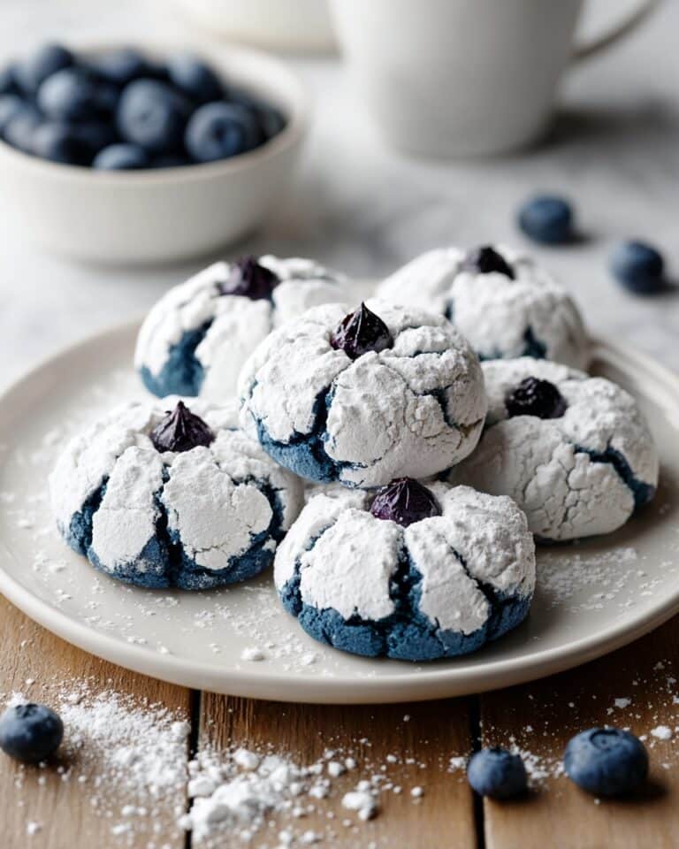 Blueberry Crinkle Cookies: Easy, Soft, and Fruity Recipe
