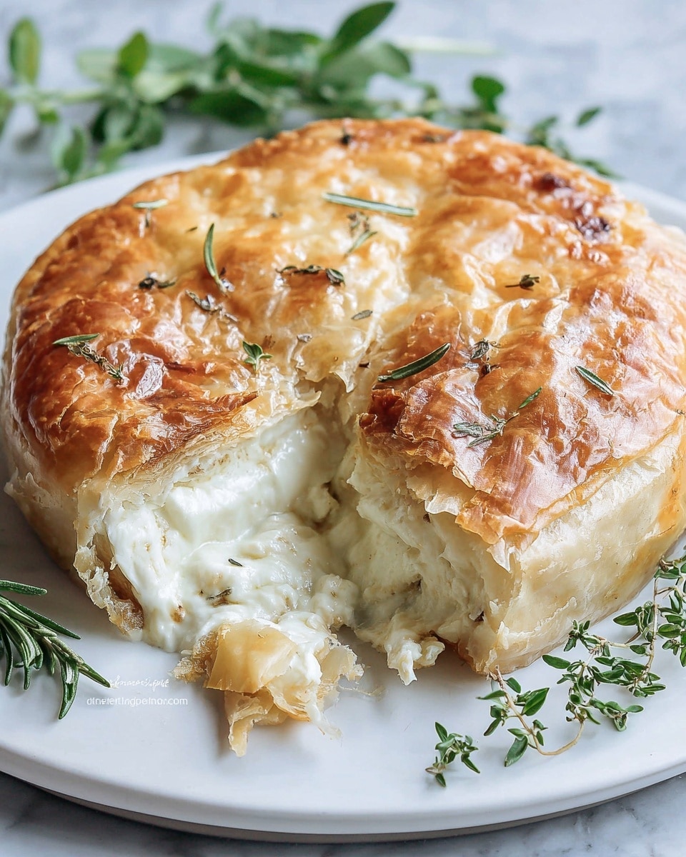 Baked Brie in Pie Crust Recipe - Recipe Image