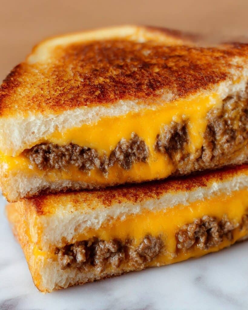 Grilled Cheese Patty Melts Recipe