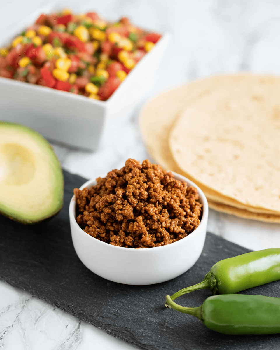 Vegan Tempeh Taco Meat Recipe