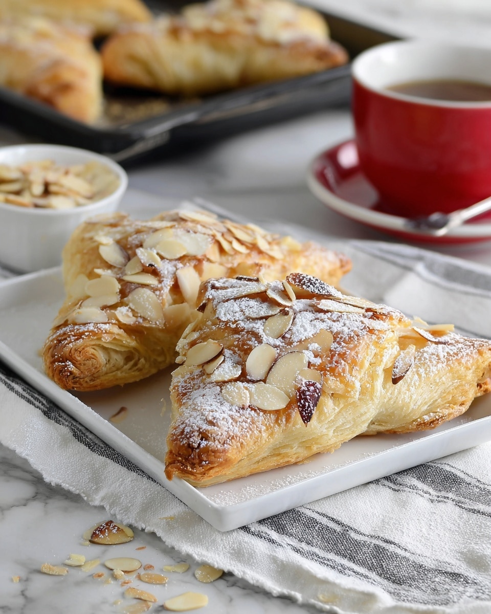 Flaky Almond Frangipane Puff Pastries Recipe - Recipe Image