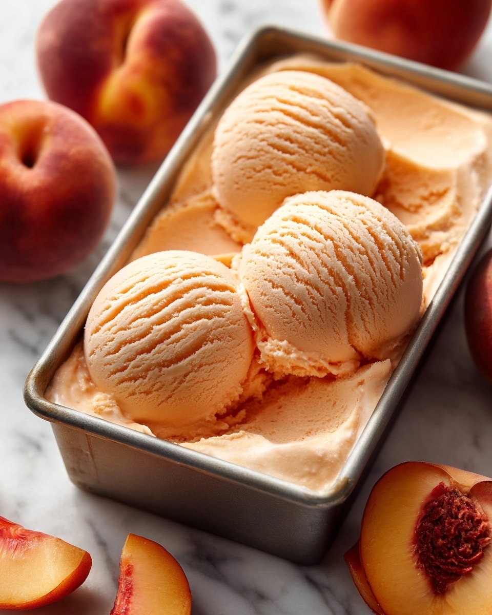 Peaches & Cream Cheese Loaf Recipe - Recipe Image