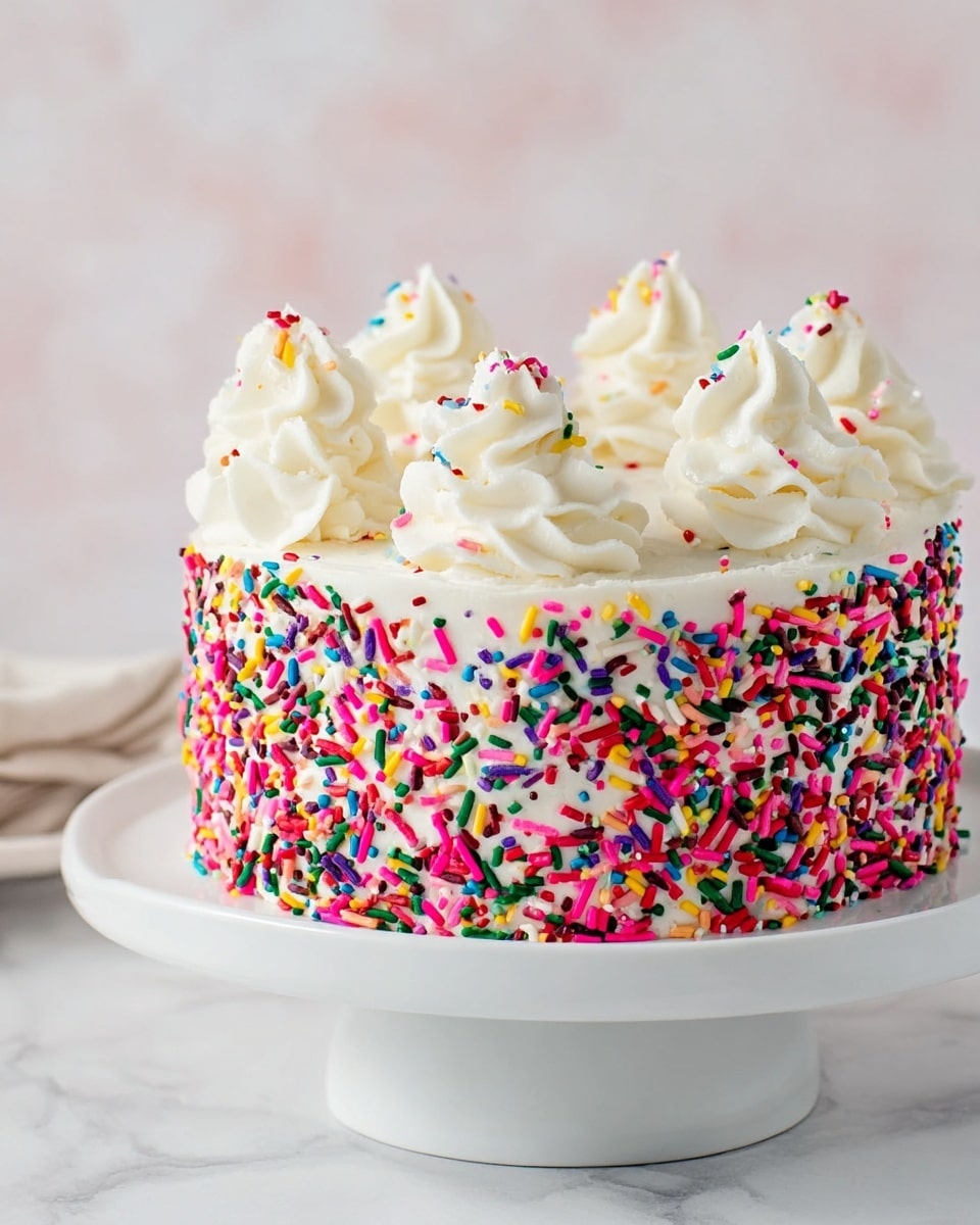 Gluten-Free Funfetti Birthday Cake Recipe - Recipe Image