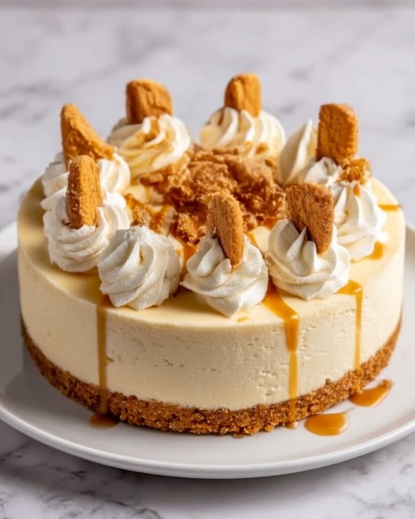 No-Bake Biscoff Cheesecake Recipe