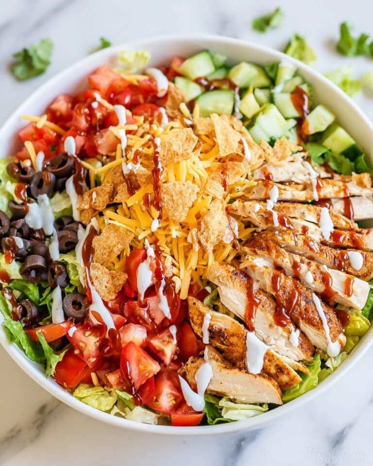 BBQ Ranch Chicken Salad Recipe