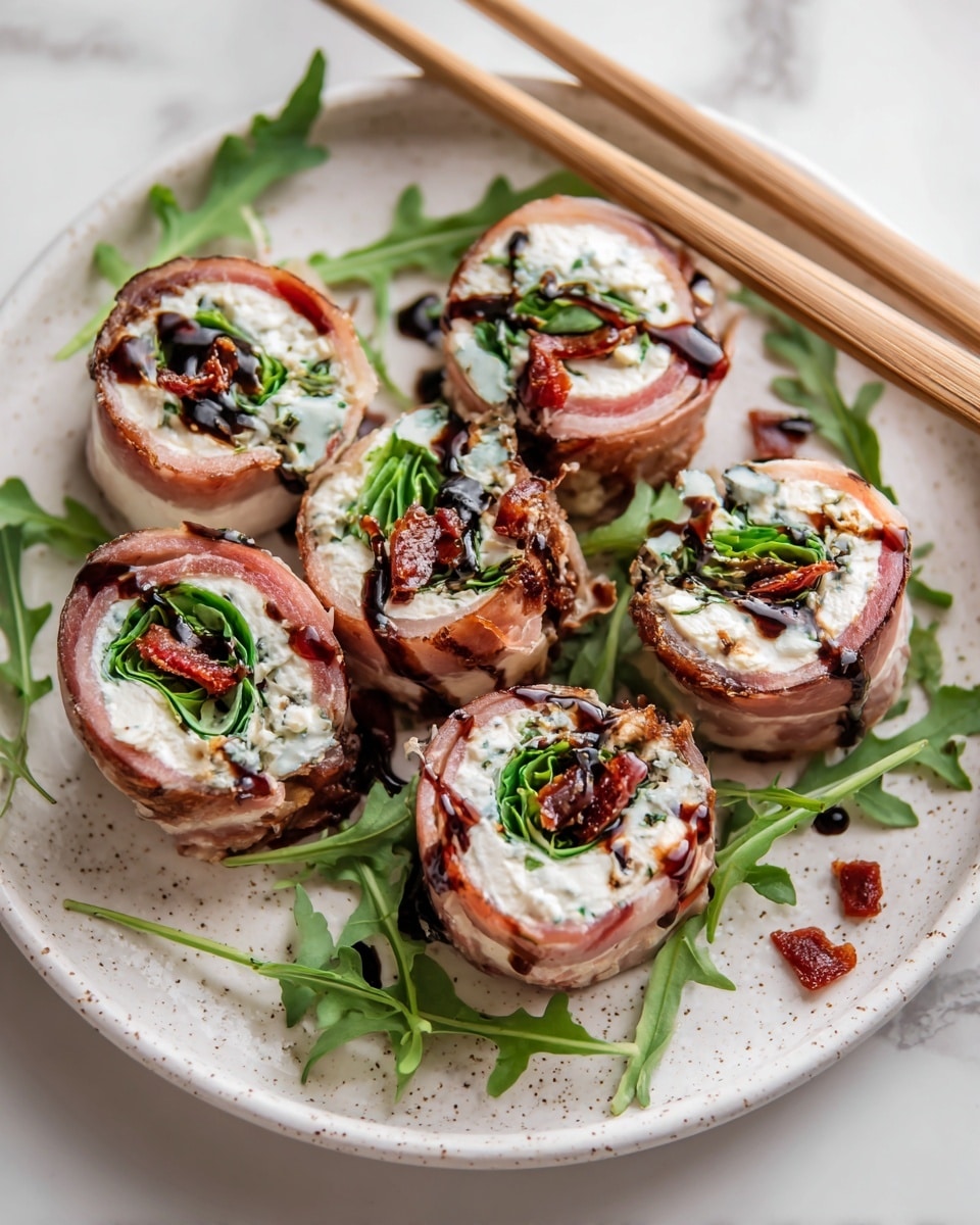 Italian Sushi Rolls with Burrata, Prosciutto, and Sun-Dried Tomatoes Recipe - Recipe Image