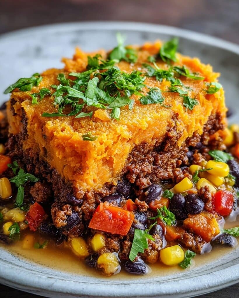 Black Bean & Sweet Potato Shepherd’s Pie Recipe