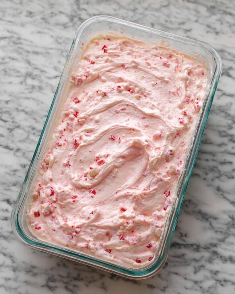 Aunt Linda’s Strawberry Banana Freezer Fluff Recipe