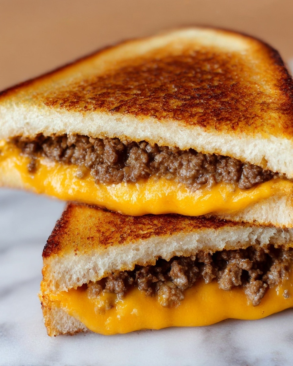 Grilled Cheese Patty Melts Recipe - Recipe Image