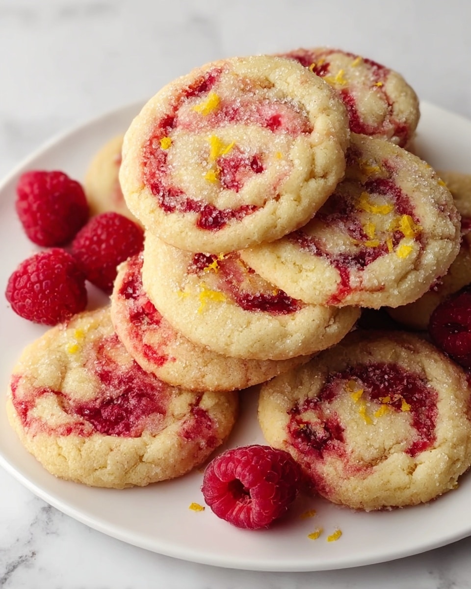 Lemon Raspberry Cookies Recipe - Recipe Image
